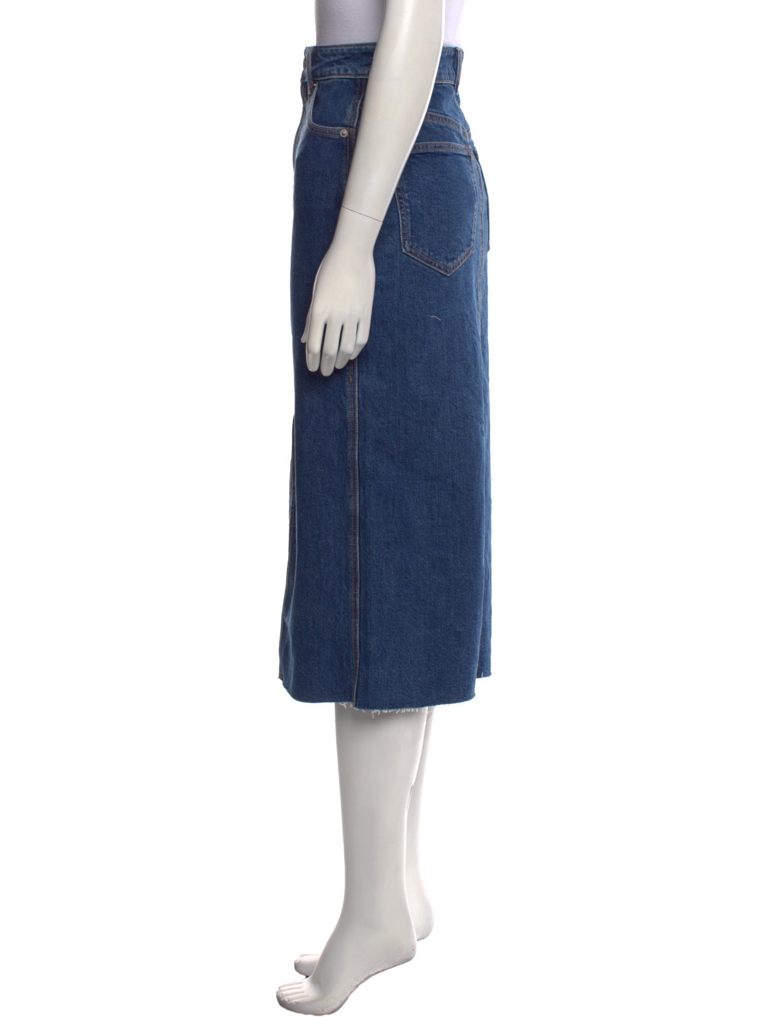 Veronica Beard Distressed Accents Midi Length Skirt w/ Tags