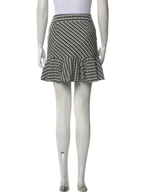 Veronica Beard Plaid Print Mini Skirt