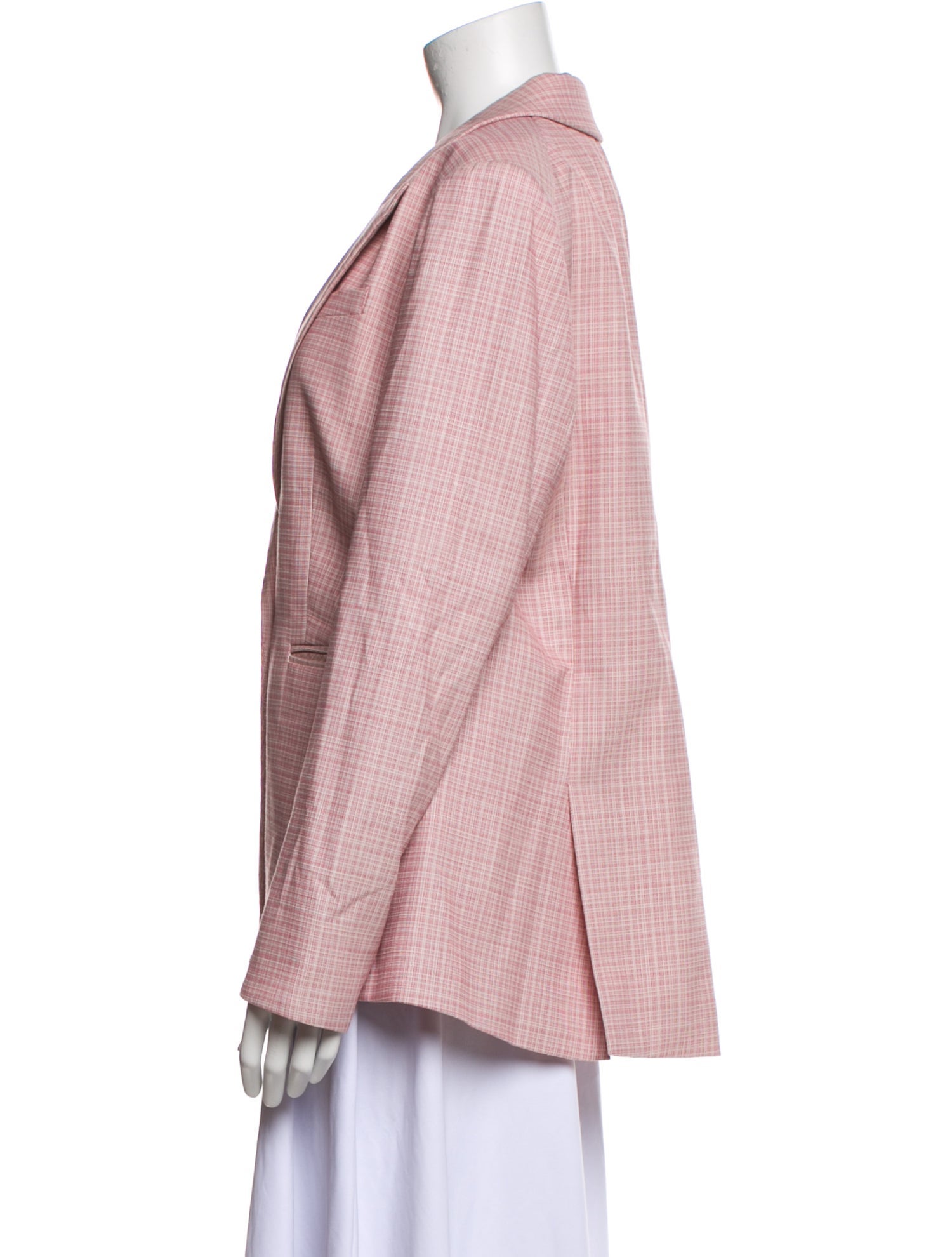 Veronica Beard Plaid Print Blazer