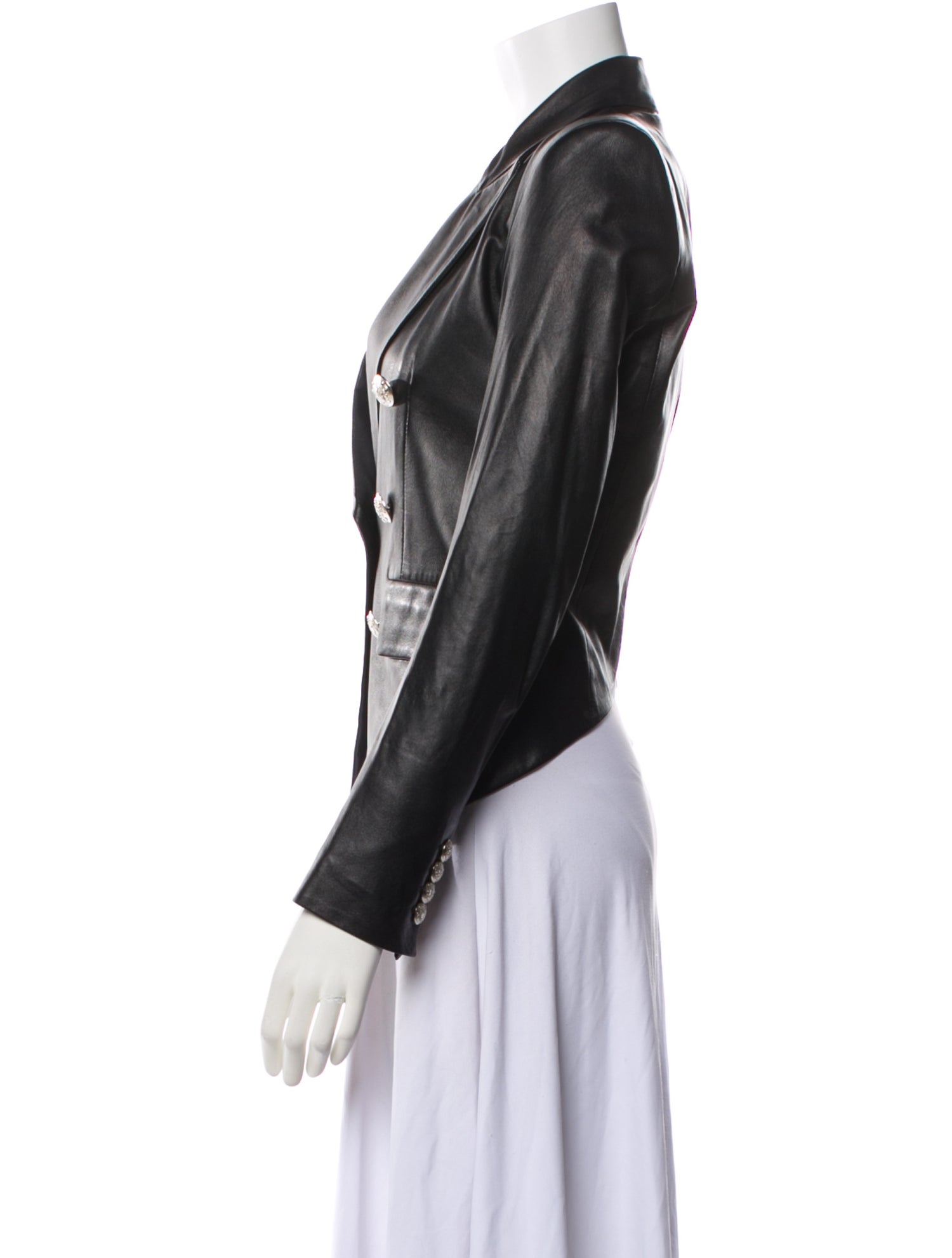Veronica Beard Leather Blazer