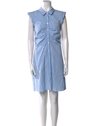 Veronica Beard Striped Knee-Length Dress