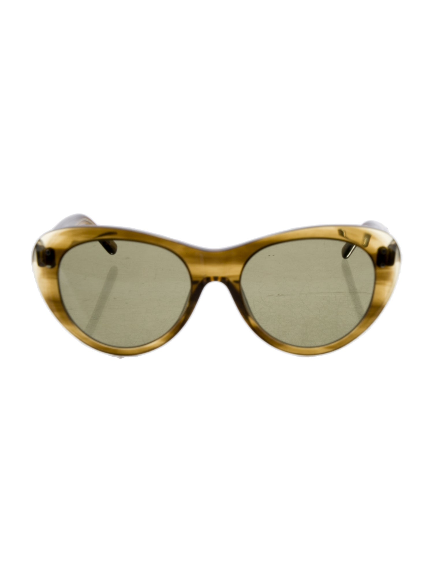 Veronica Beard Logo Round Tortoiseshell Cat-Eye Sunglasses