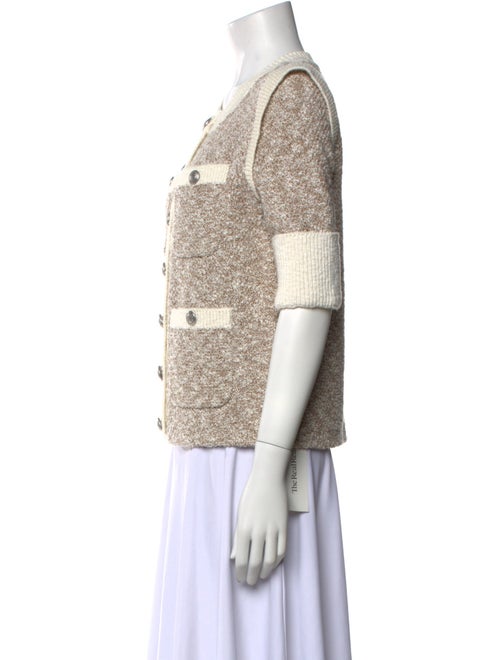 Veronica Beard Striped Crew Neck Sweater