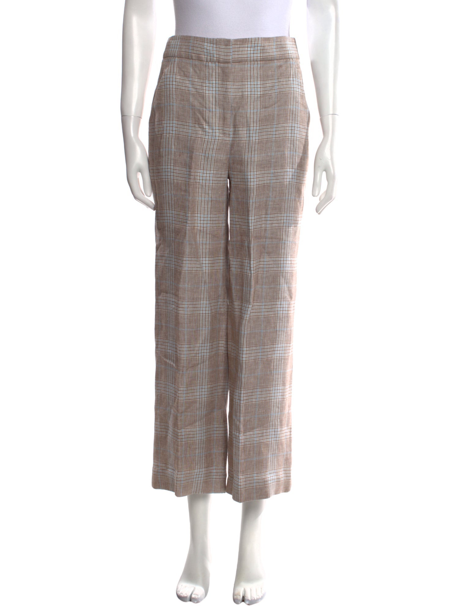 Veronica Beard Linen Wide Leg Pants