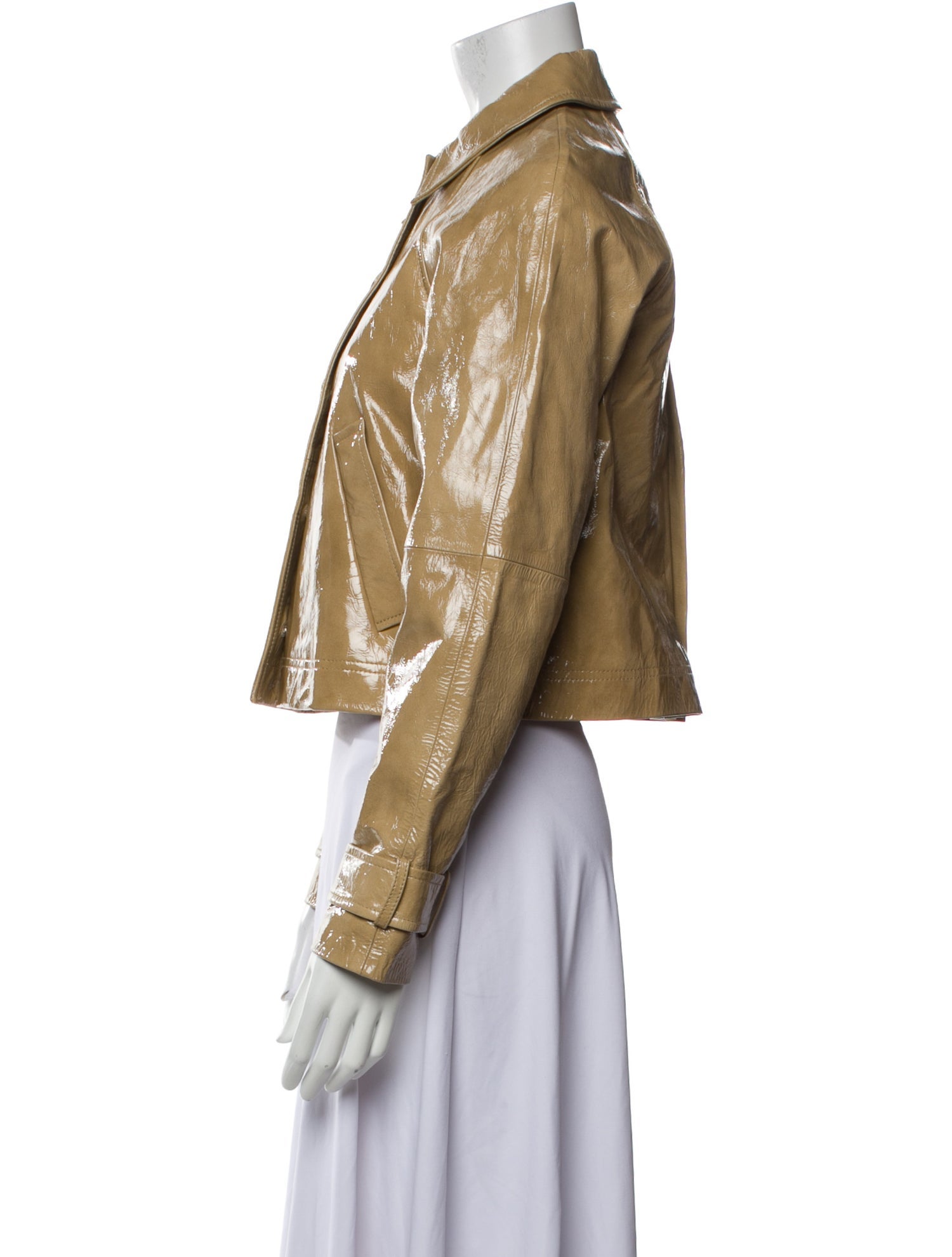 Veronica Beard Leather Trench Coat