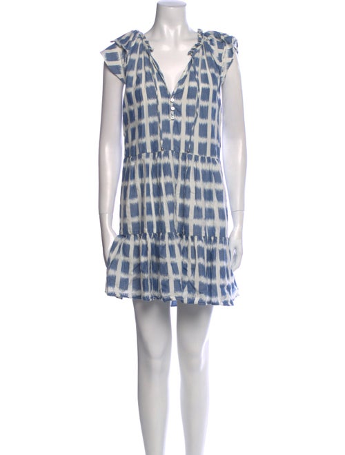 Veronica Beard Tie-Dye Print Mini Dress