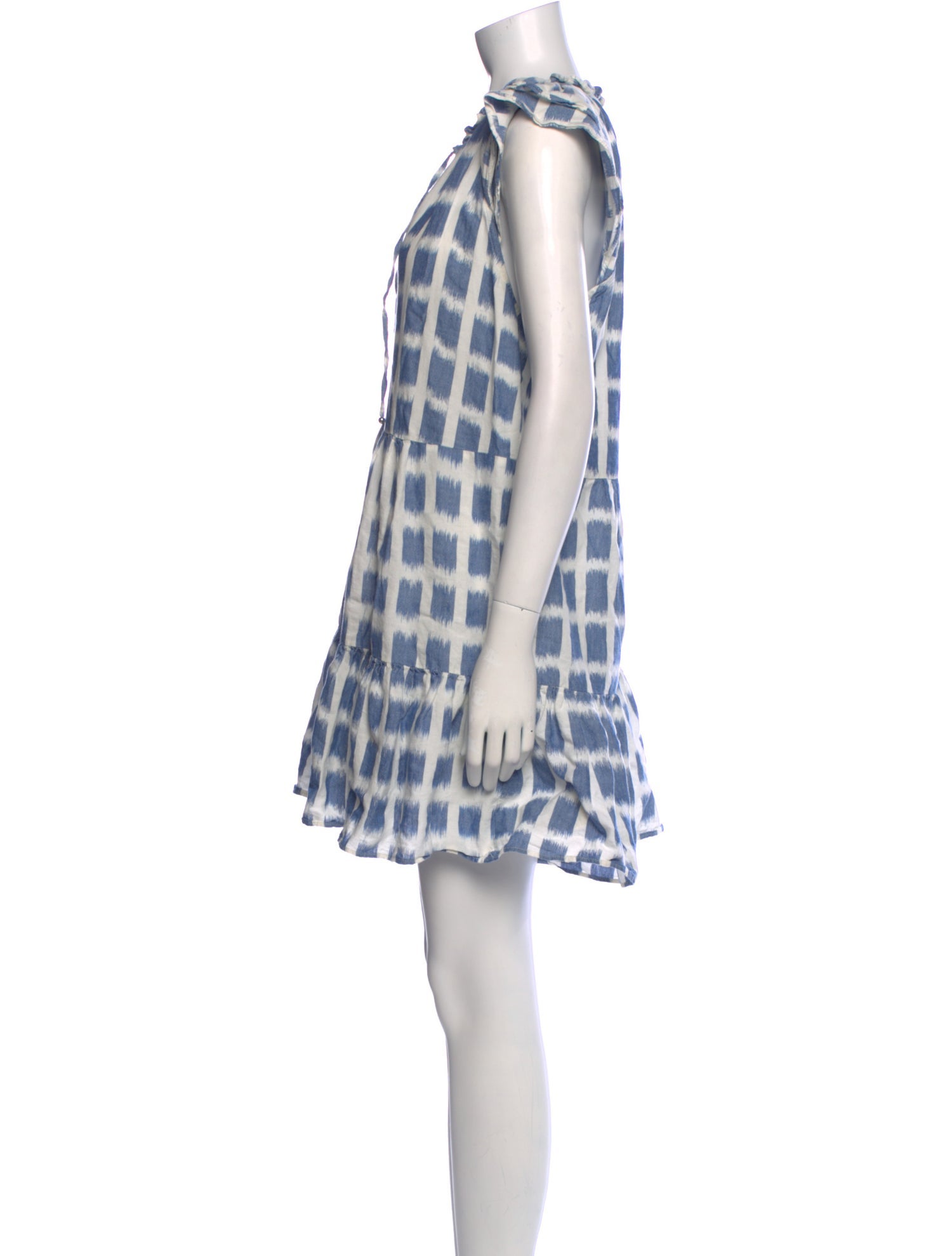 Veronica Beard Tie-Dye Print Mini Dress