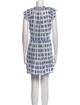 Veronica Beard Tie-Dye Print Mini Dress