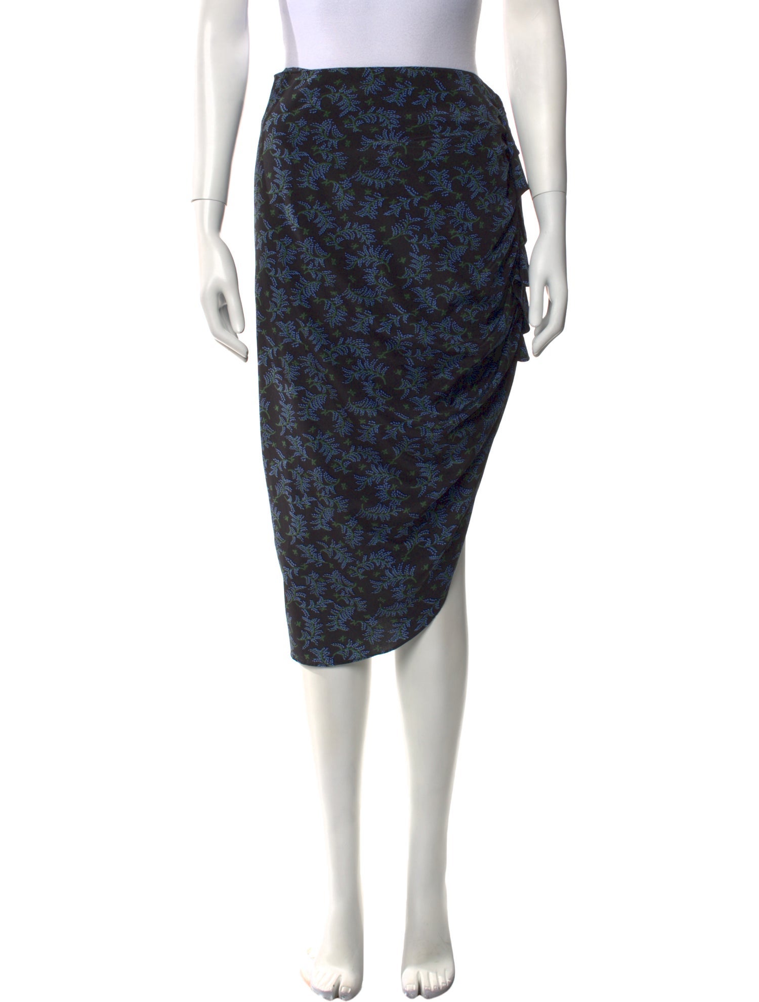 Veronica Beard Silk Knee-Length Skirt