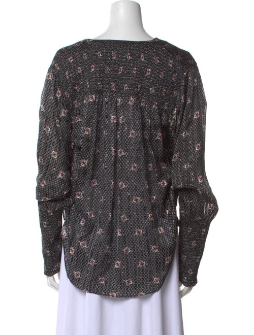 Veronica Beard Silk Printed Blouse