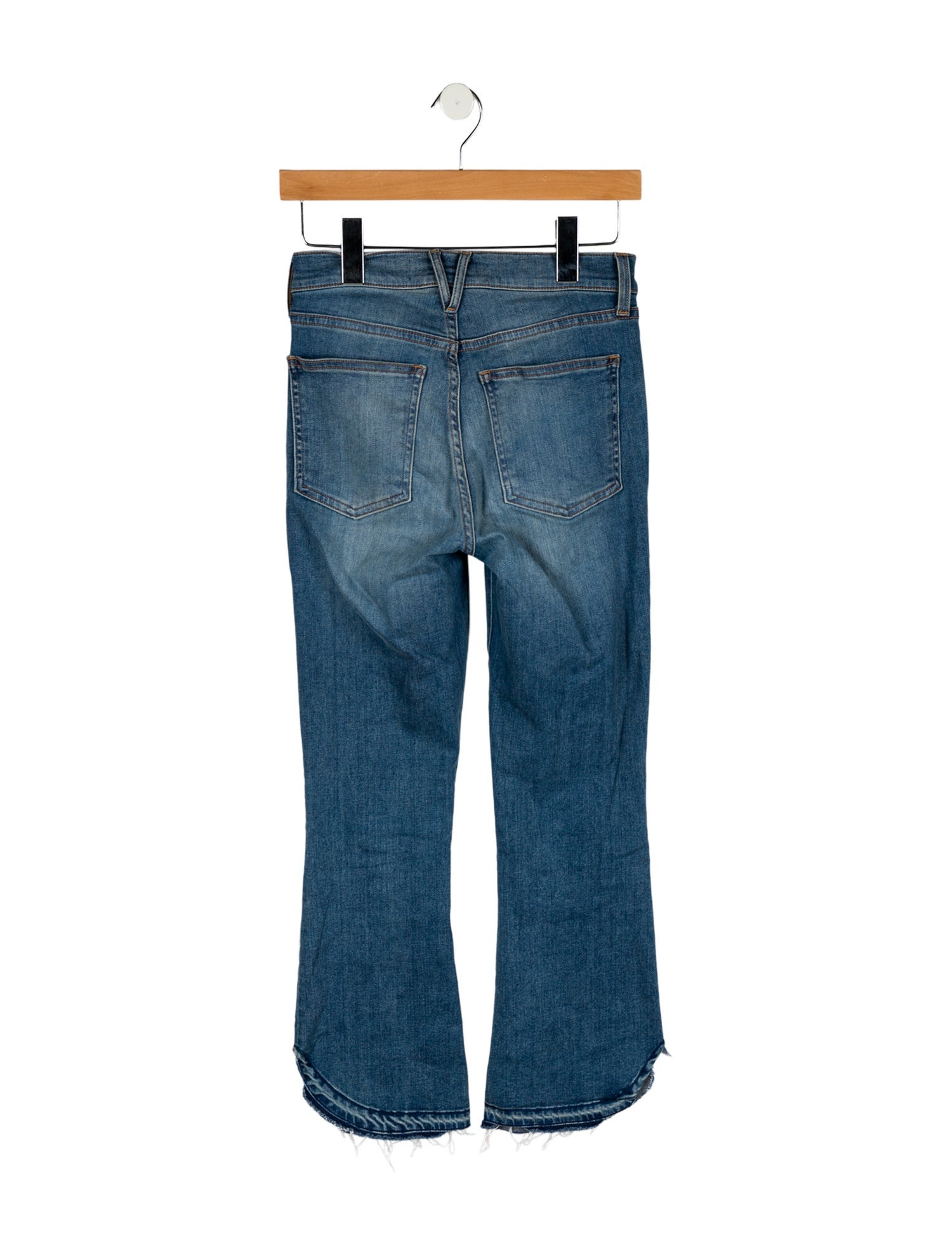 Veronica Beard Mid-Rise Straight Leg Jeans