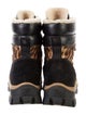 Veronica Beard Ponyhair Animal Print Combat Boots
