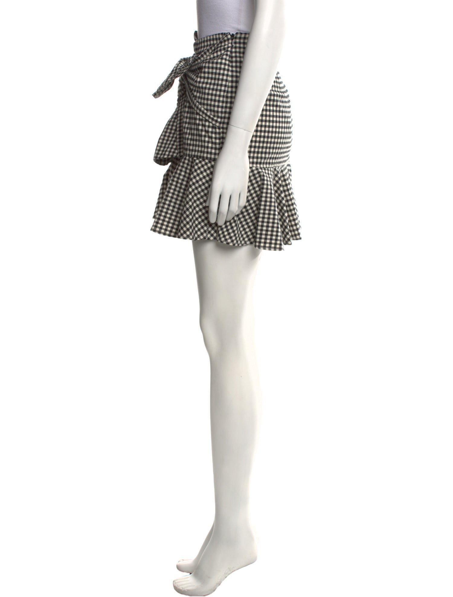 Veronica Beard Plaid Print Mini Skirt