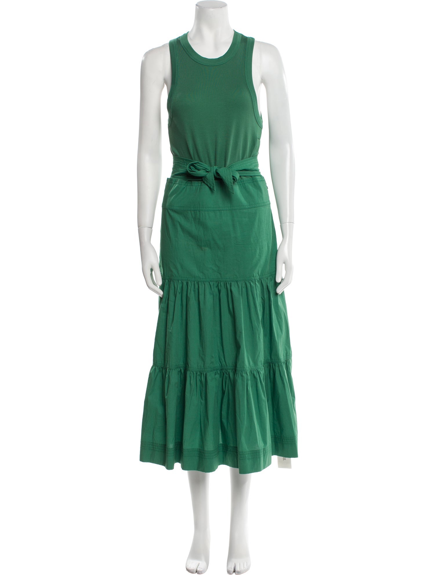 Veronica Beard Crew Neck Long Dress