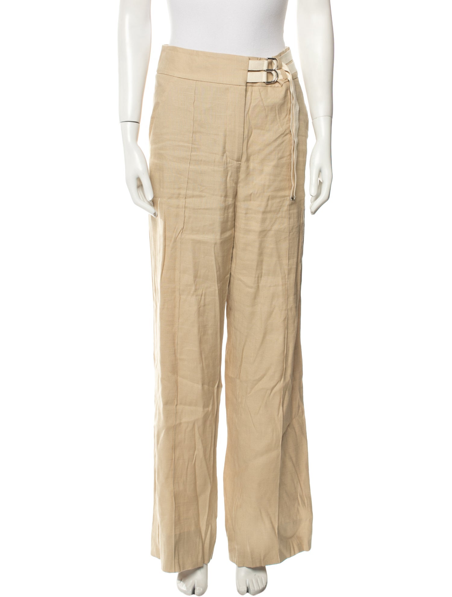 Veronica Beard Linen Wide Leg Pants
