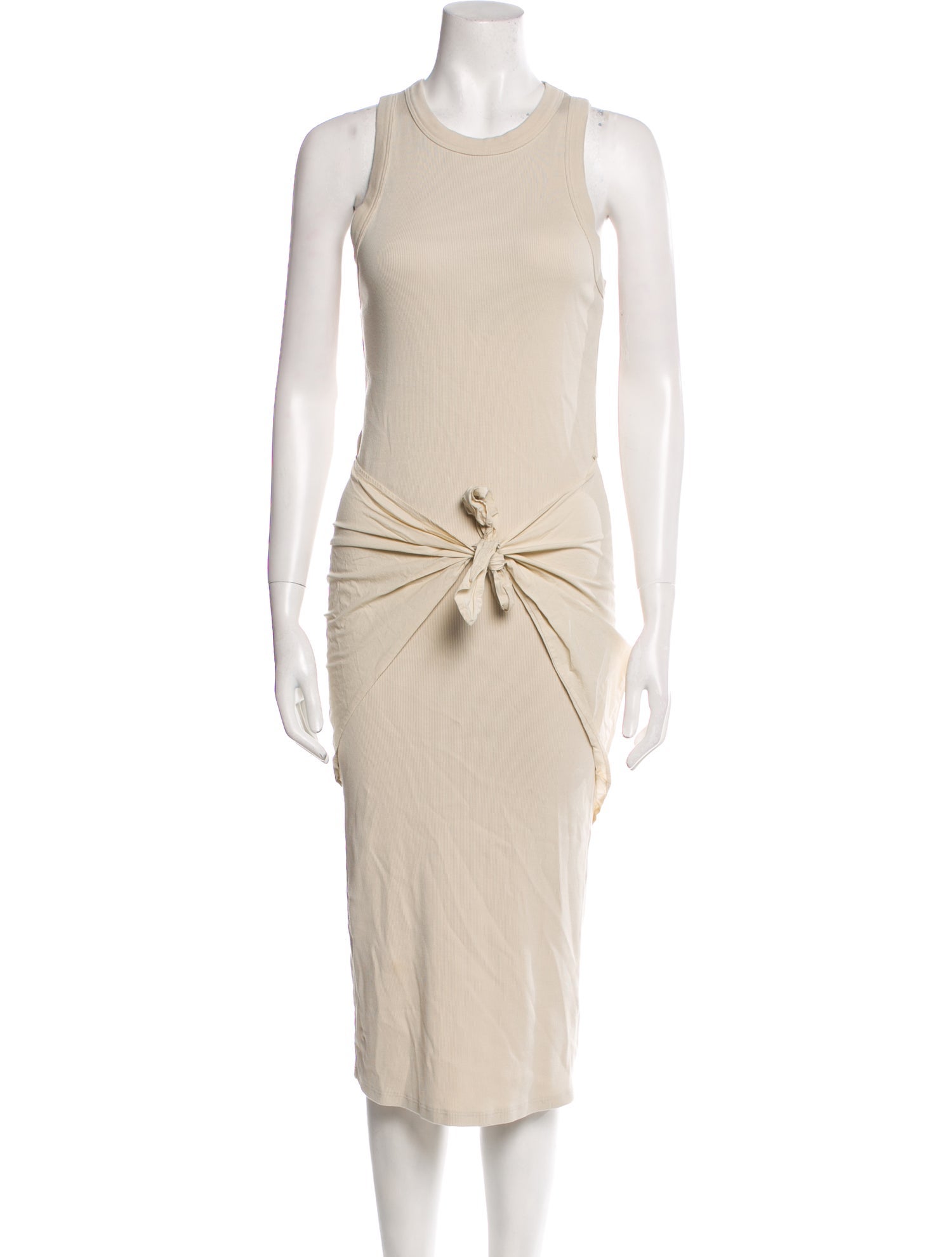 Veronica Beard Scoop Neck Midi Length Dress