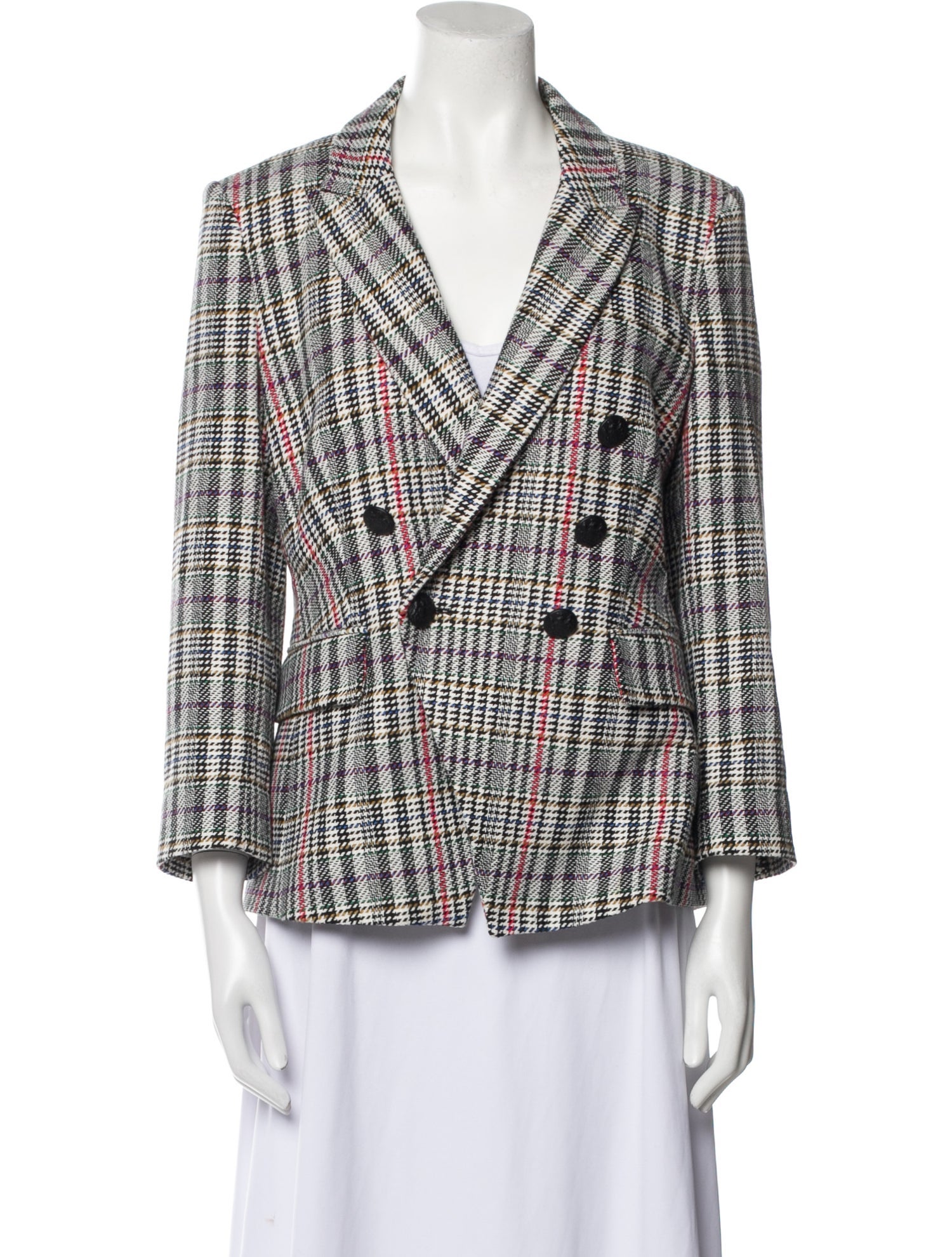 Veronica Beard Houndstooth Print Blazer