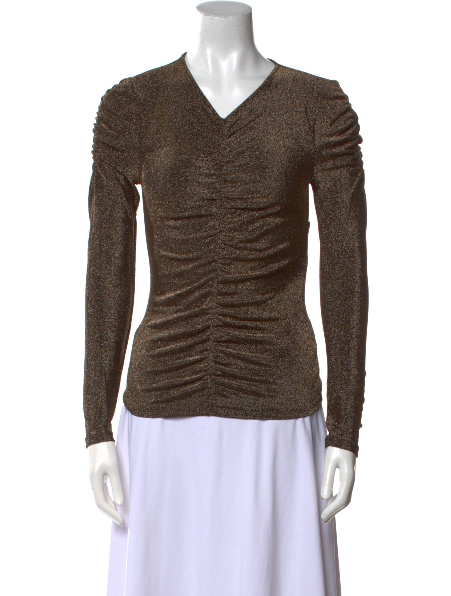 Veronica Beard V-Neck Long Sleeve Top w/ Tags