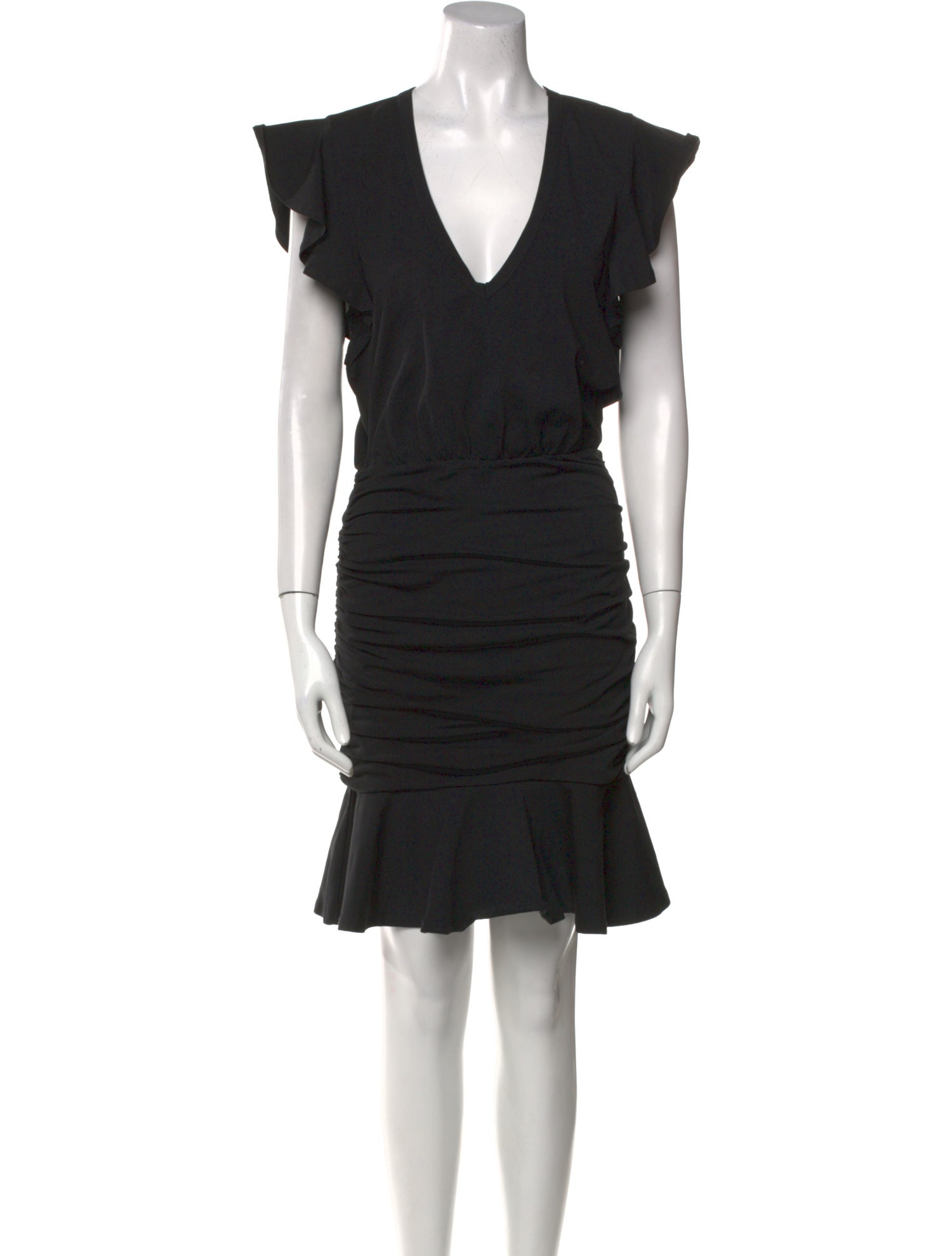 Veronica Beard V-Neck Mini Dress