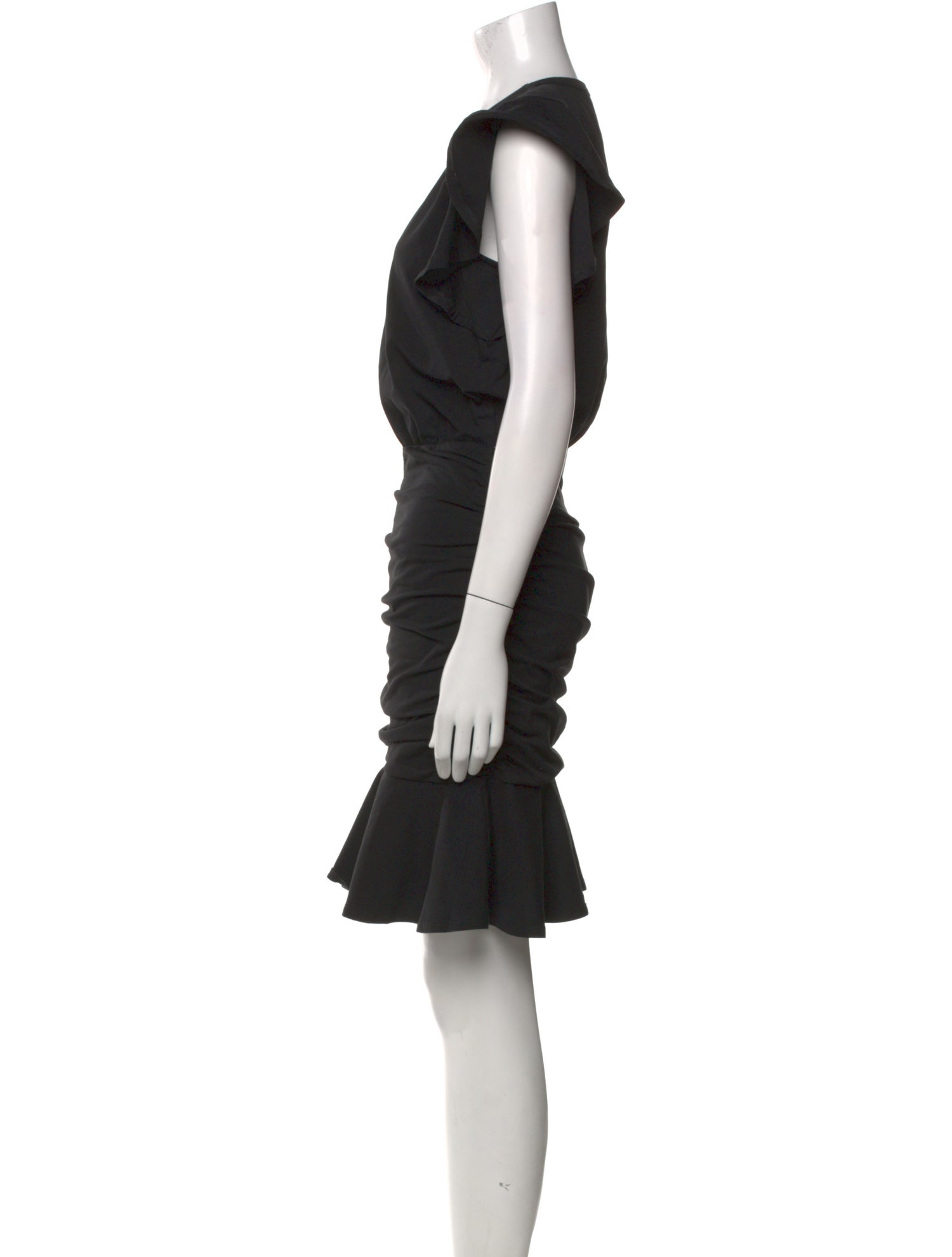 Veronica Beard V-Neck Mini Dress