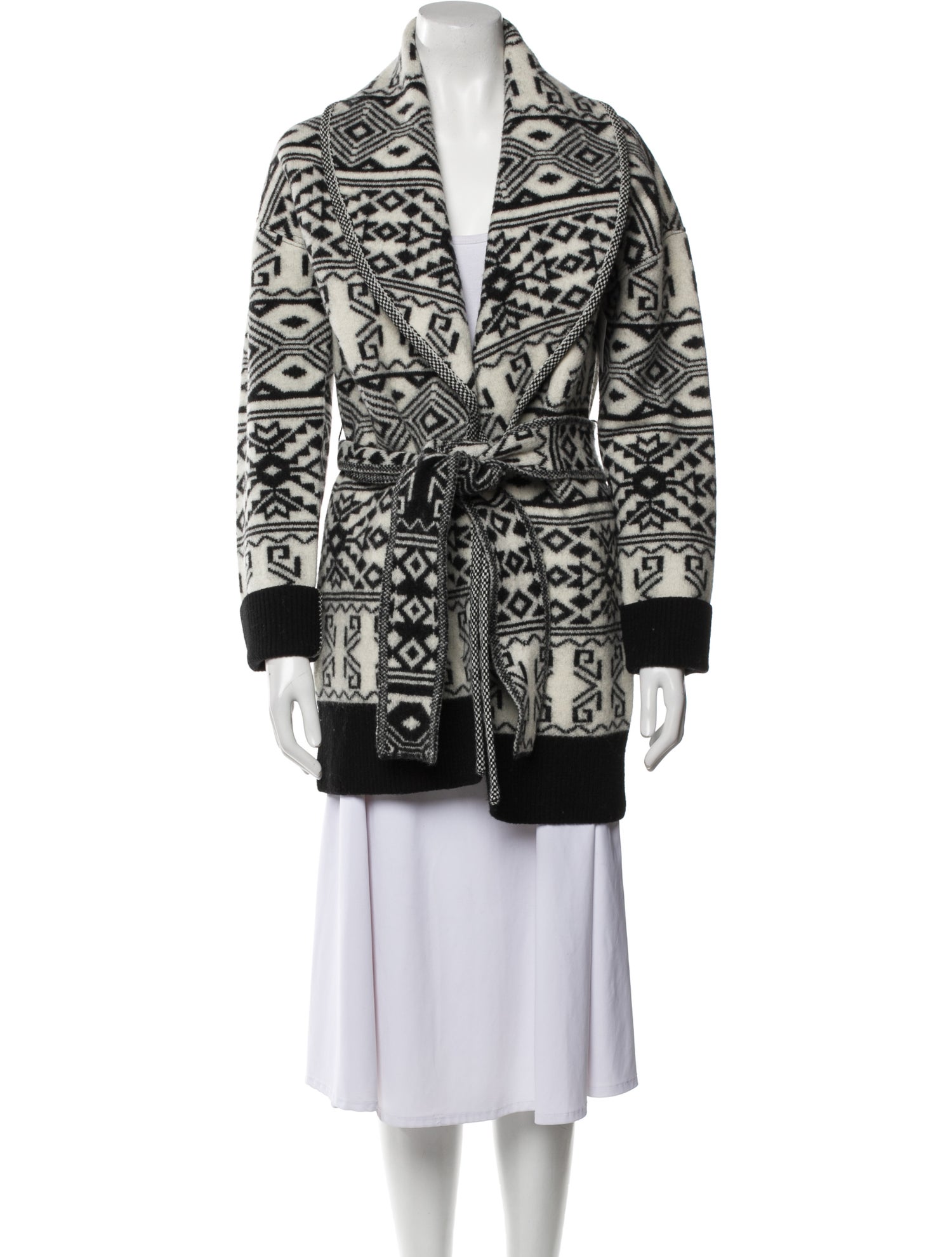 Veronica Beard Wool Printed Coat