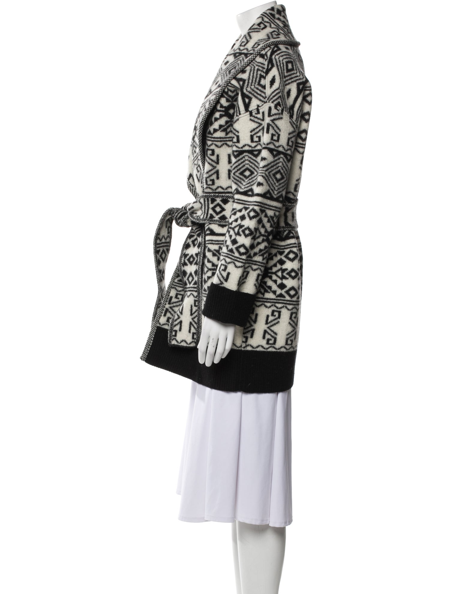 Veronica Beard Wool Printed Coat