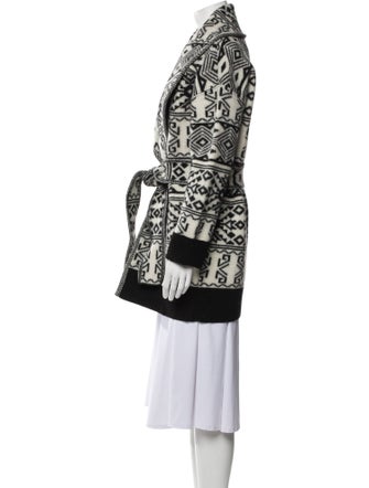 Veronica Beard Wool Printed Coat