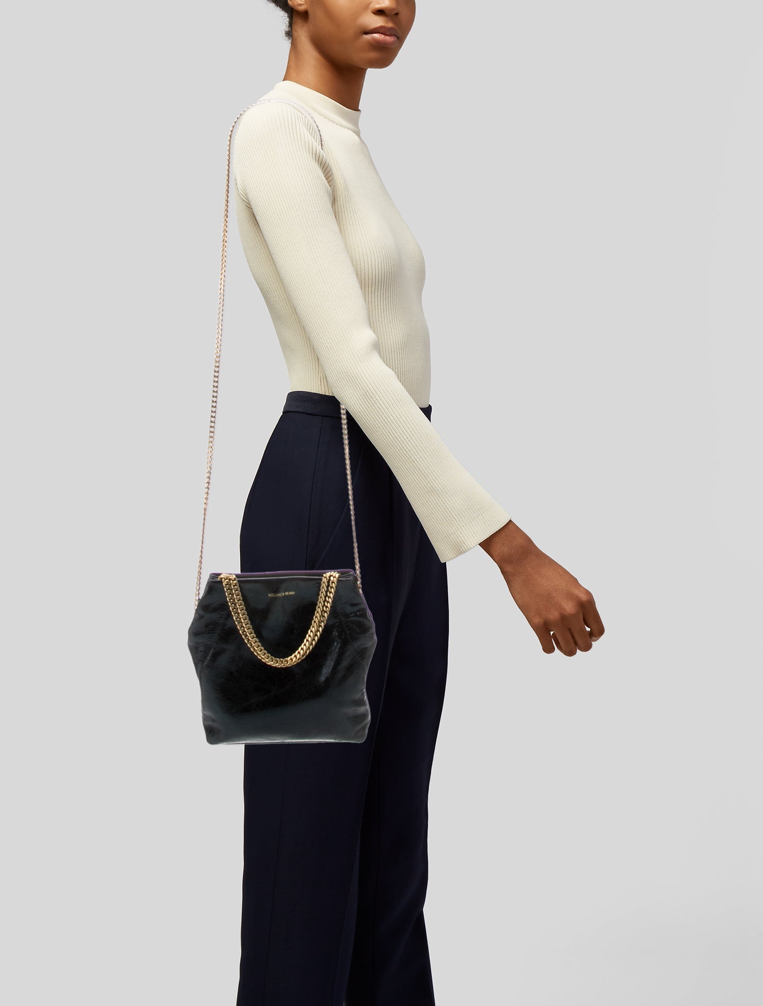 Veronica Beard Leather Shoulder Bag