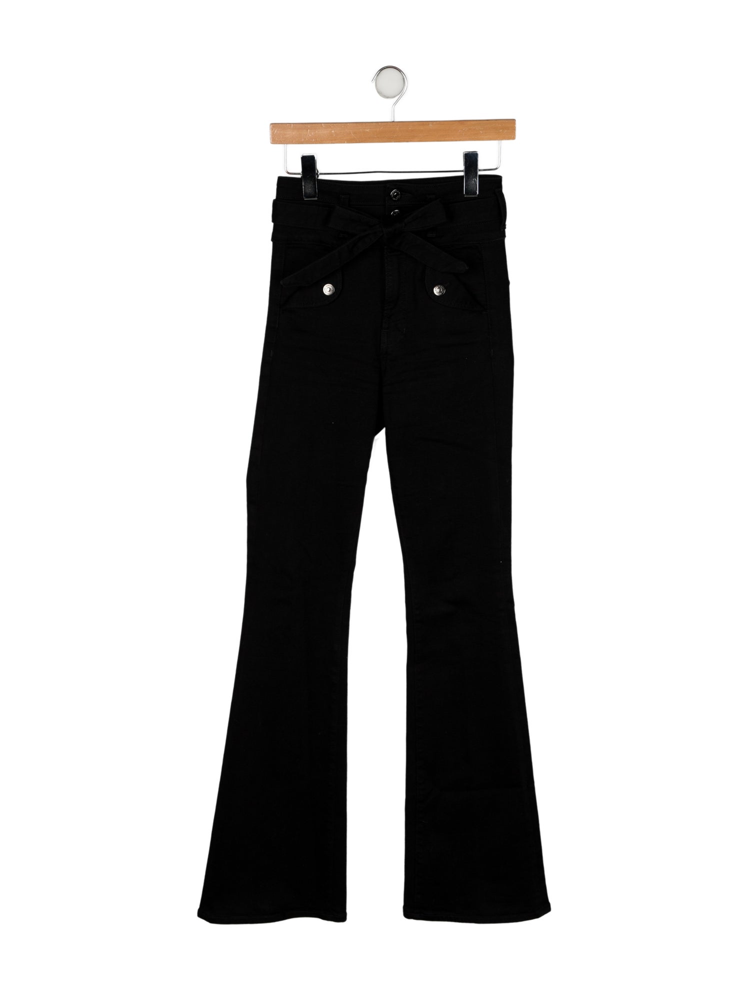 Veronica Beard High-Rise Wide Leg Jeans