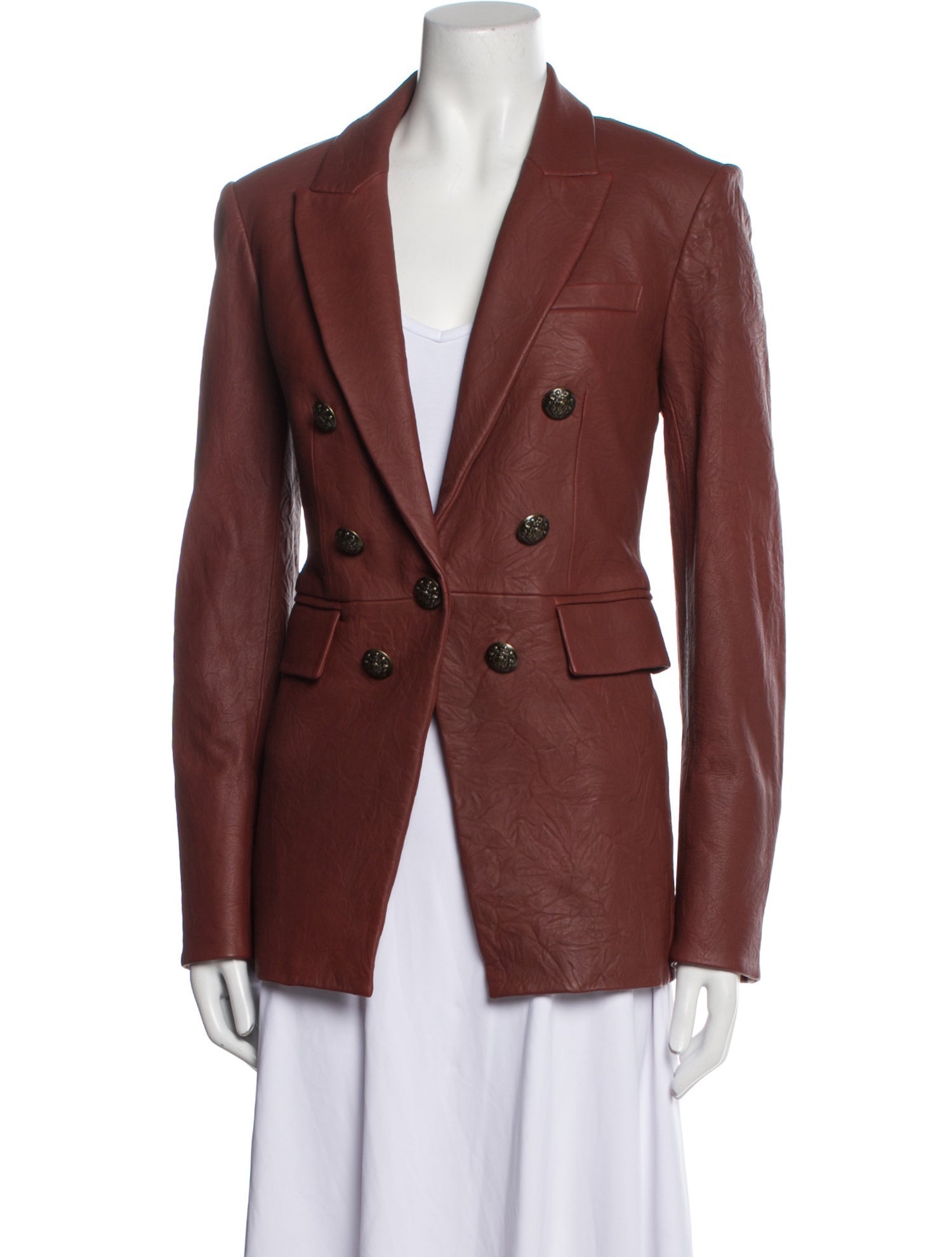Veronica Beard Leather Blazer
