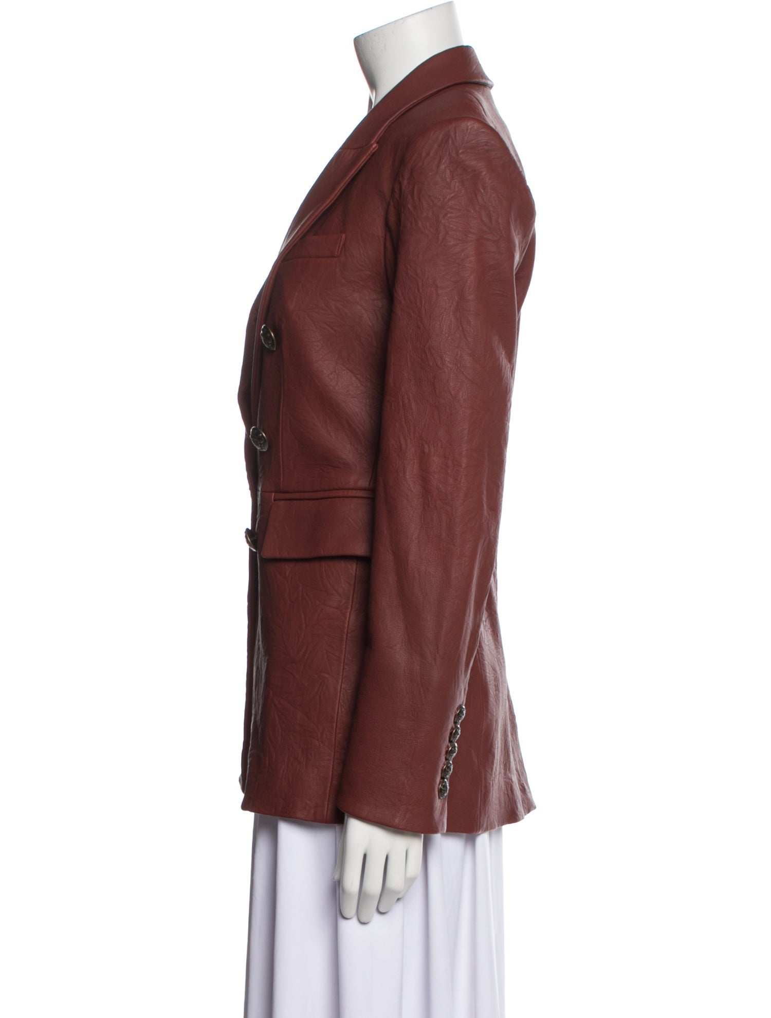 Veronica Beard Leather Blazer