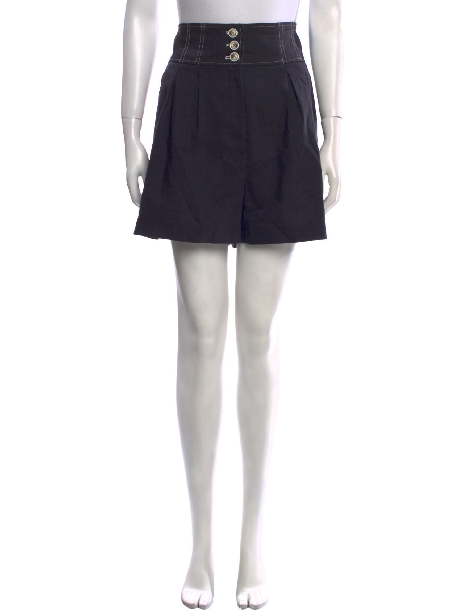 Veronica Beard Linen Knee-Length Shorts