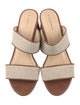 Veronica Beard Leather Colorblock Pattern Slides
