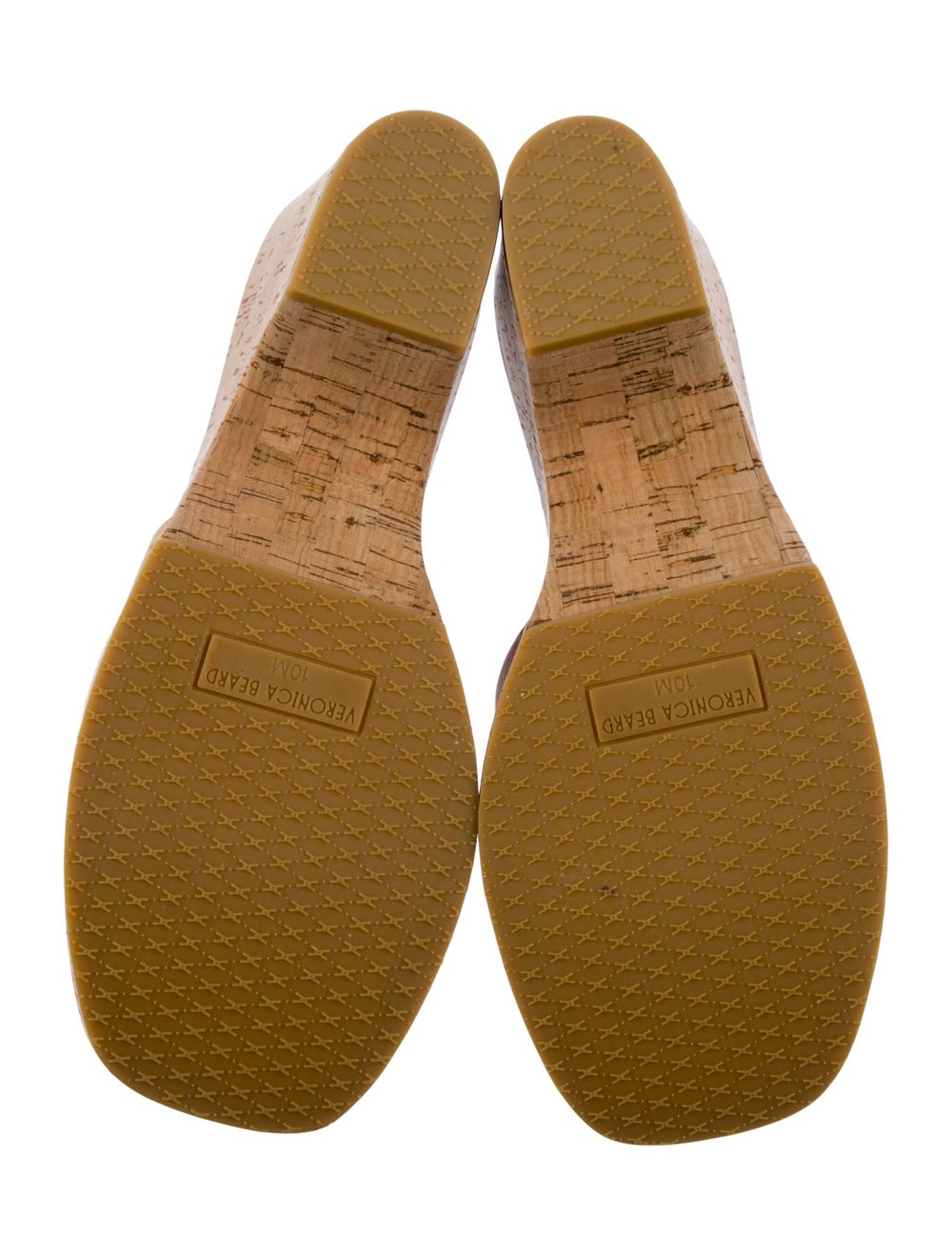 Veronica Beard Slides Neutrals Platform - image 5