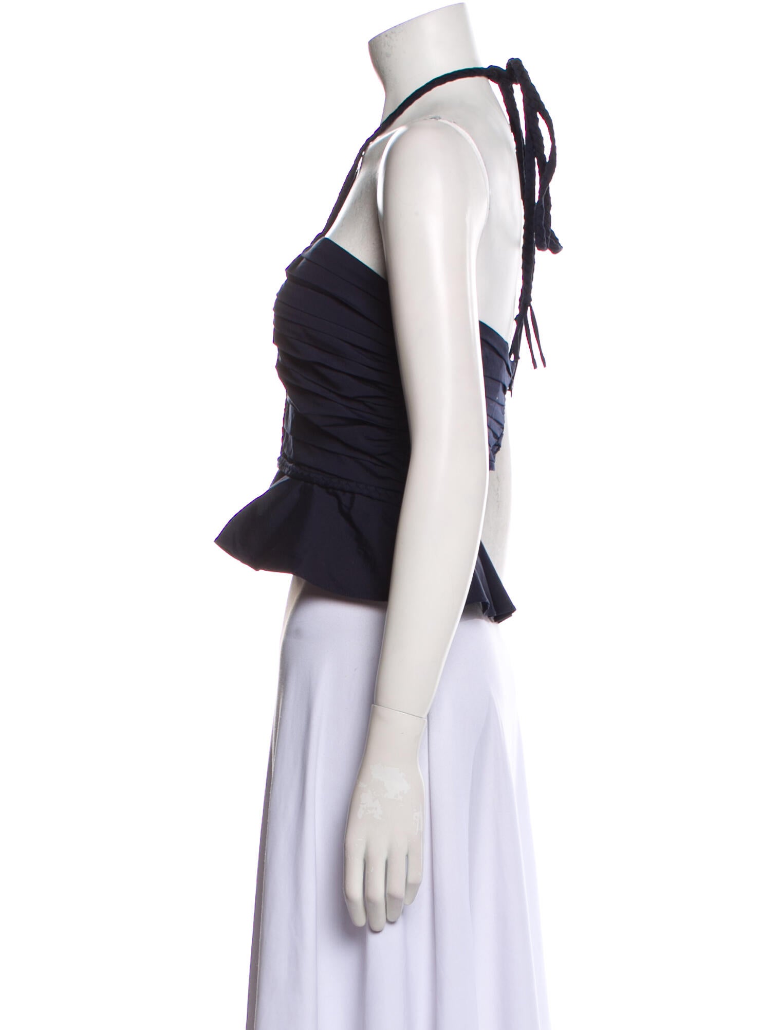 Veronica Beard Strapless Crop Top