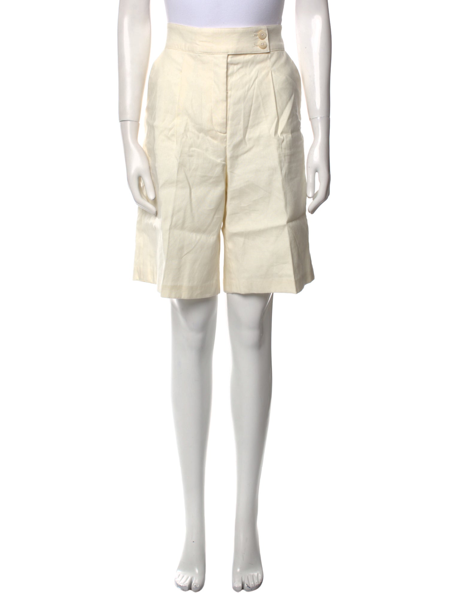 Veronica Beard Linen Knee-Length Shorts