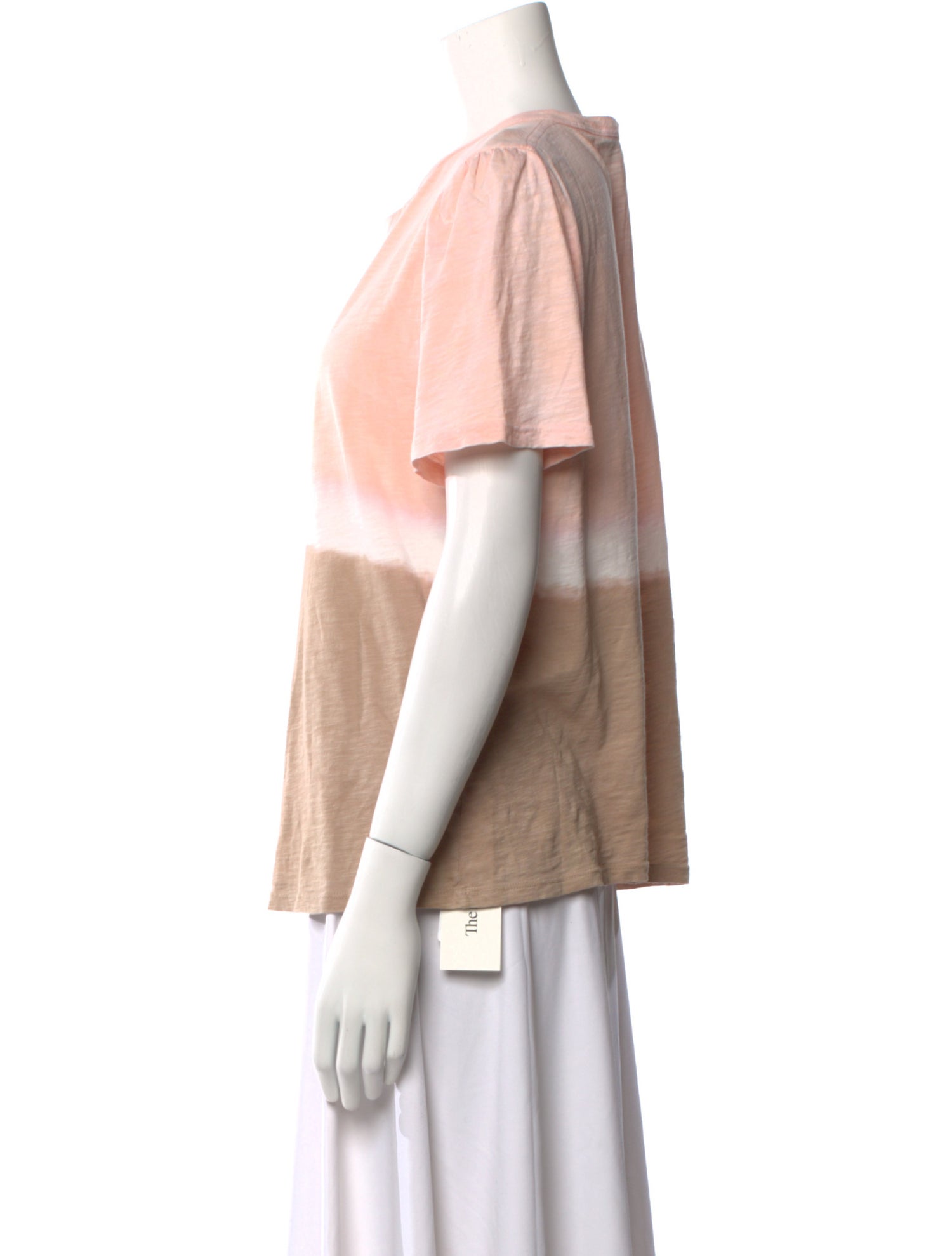 Veronica Beard Scoop Neck Short Sleeve T-Shirt