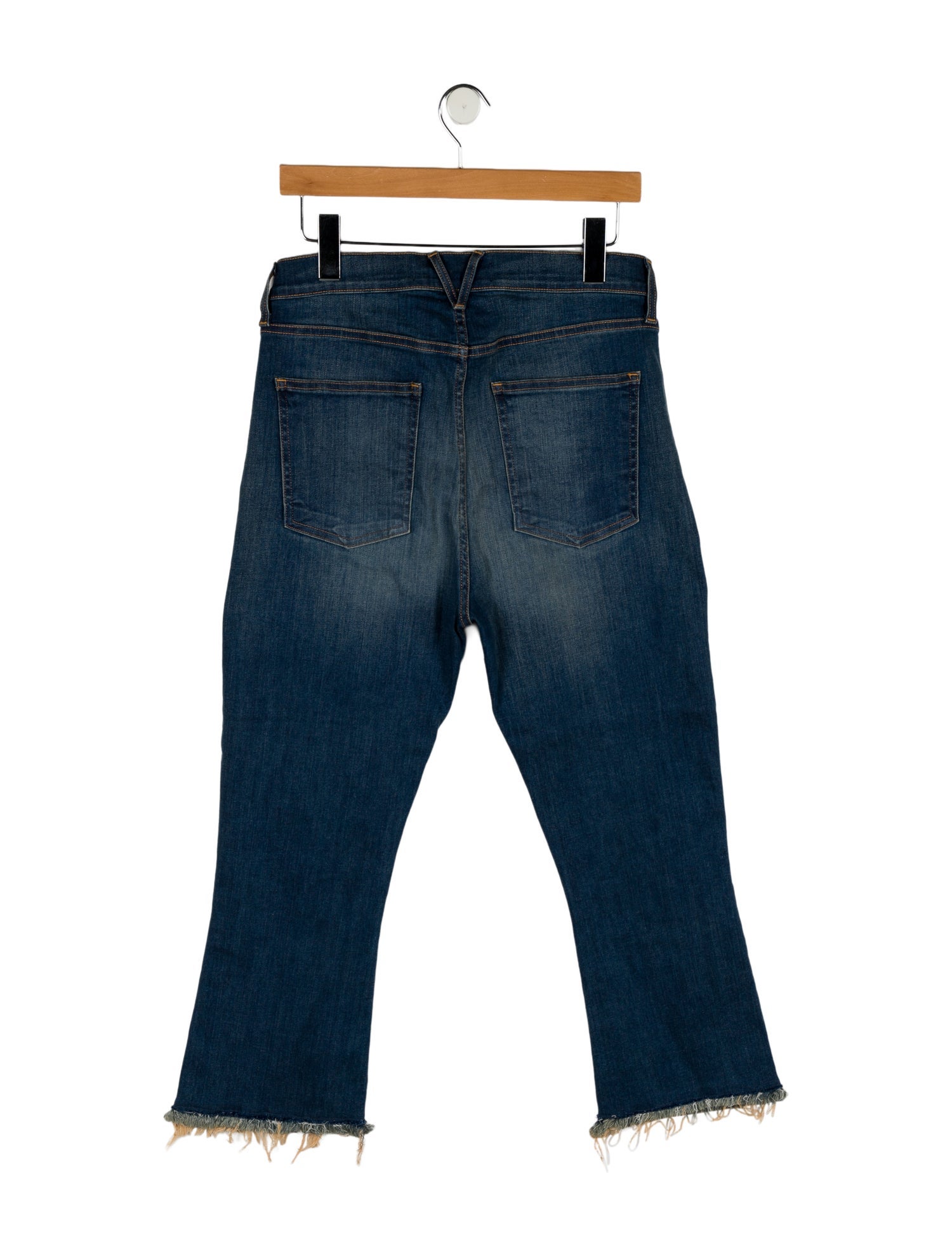 Veronica Beard High-Rise Straight Leg Jeans