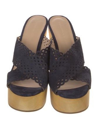 Veronica Beard Suede Slides