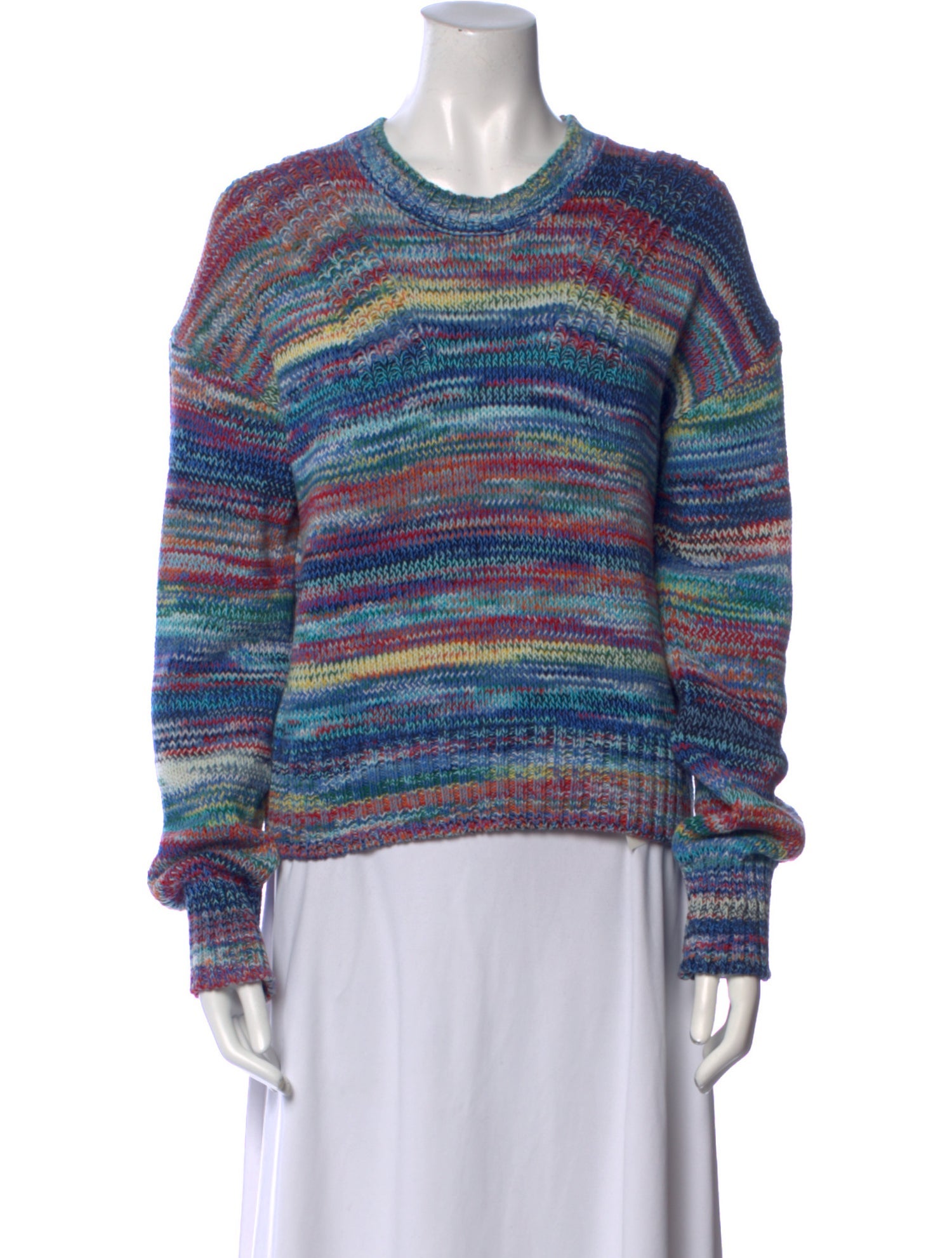 Veronica Beard Striped Crew Neck Sweater