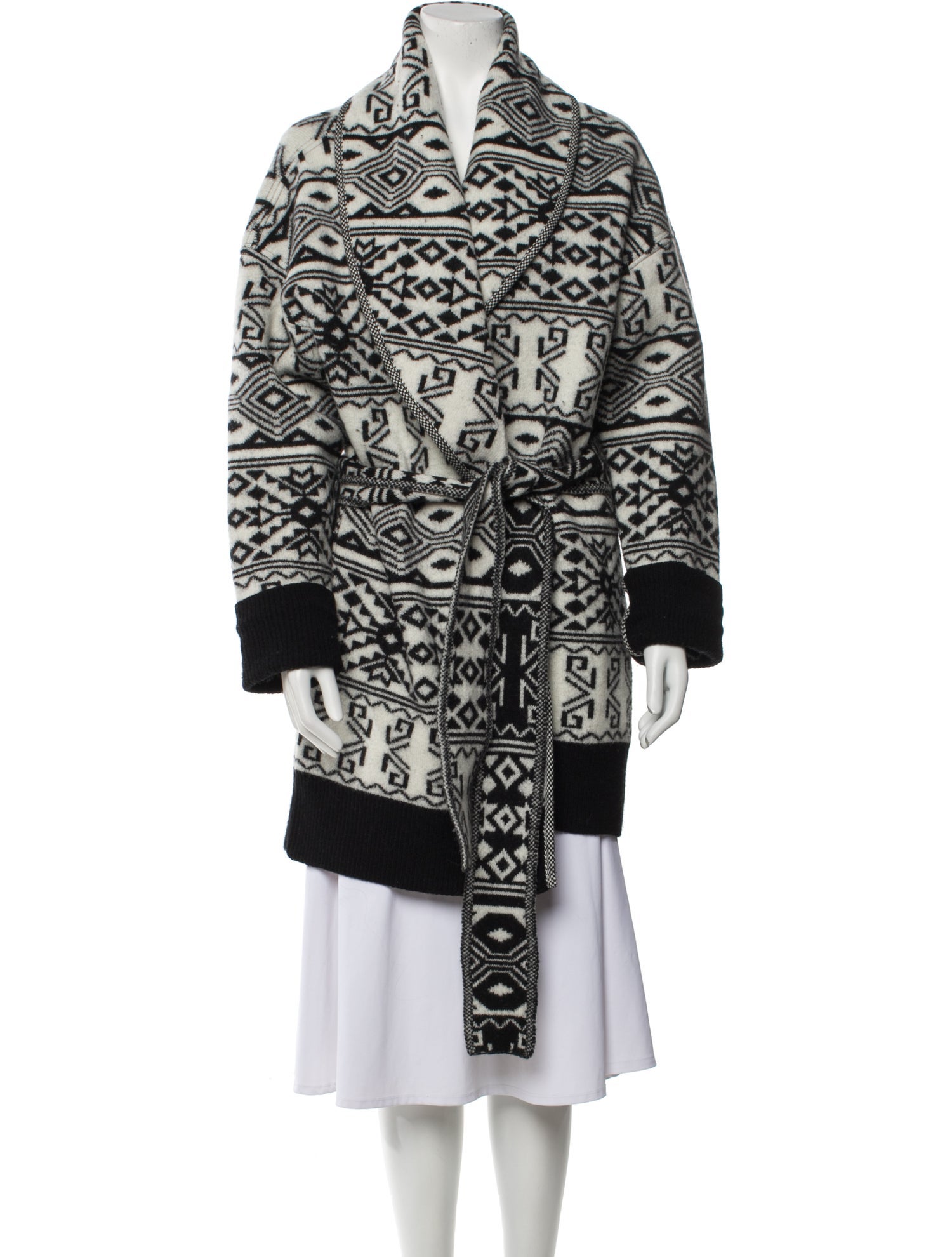 Veronica Beard Wool Printed Coat
