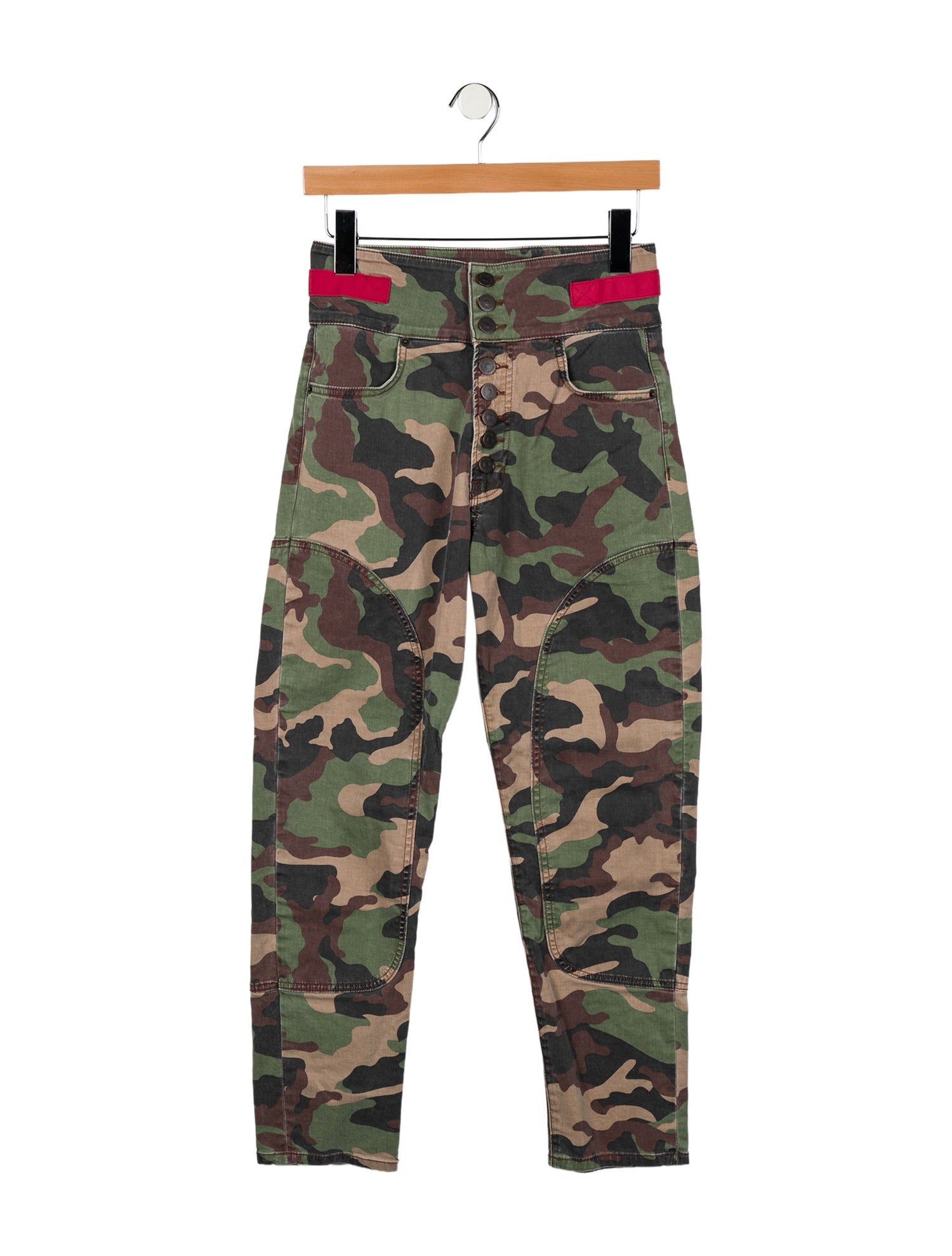 Veronica Beard High-Rise Straight Leg Jeans