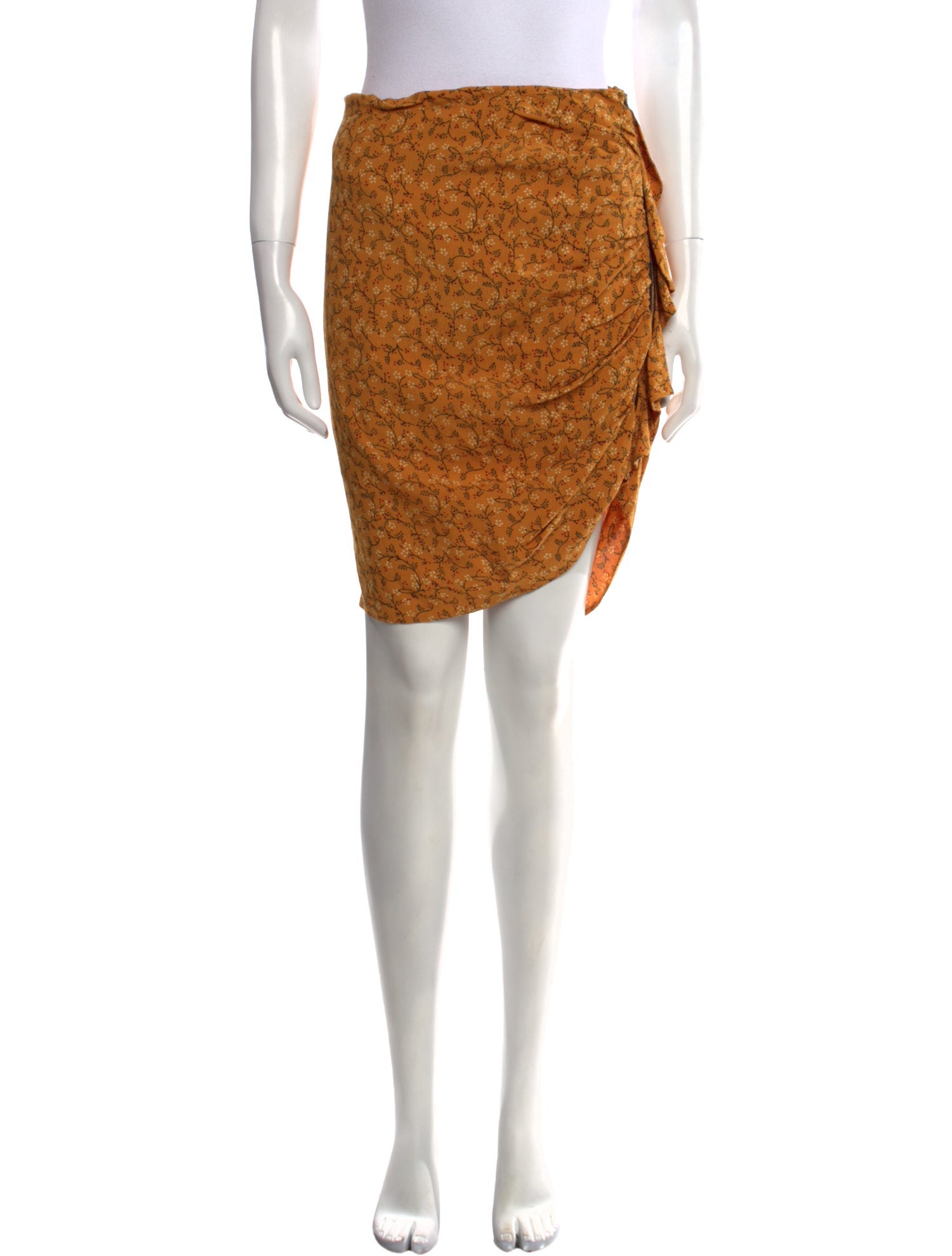 Veronica Beard Floral Print Knee-Length Skirt