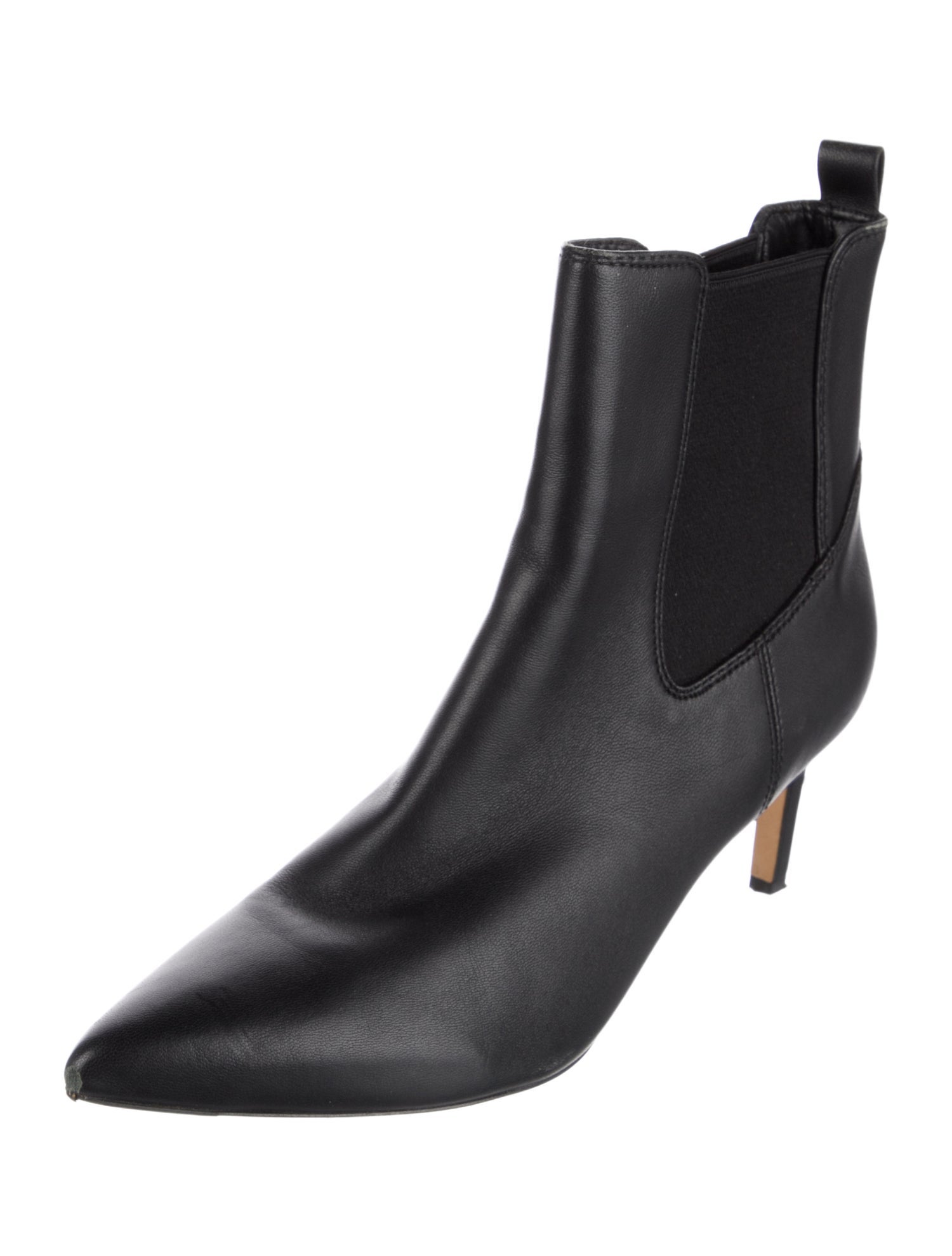Veronica Beard Leather Chelsea Boots
