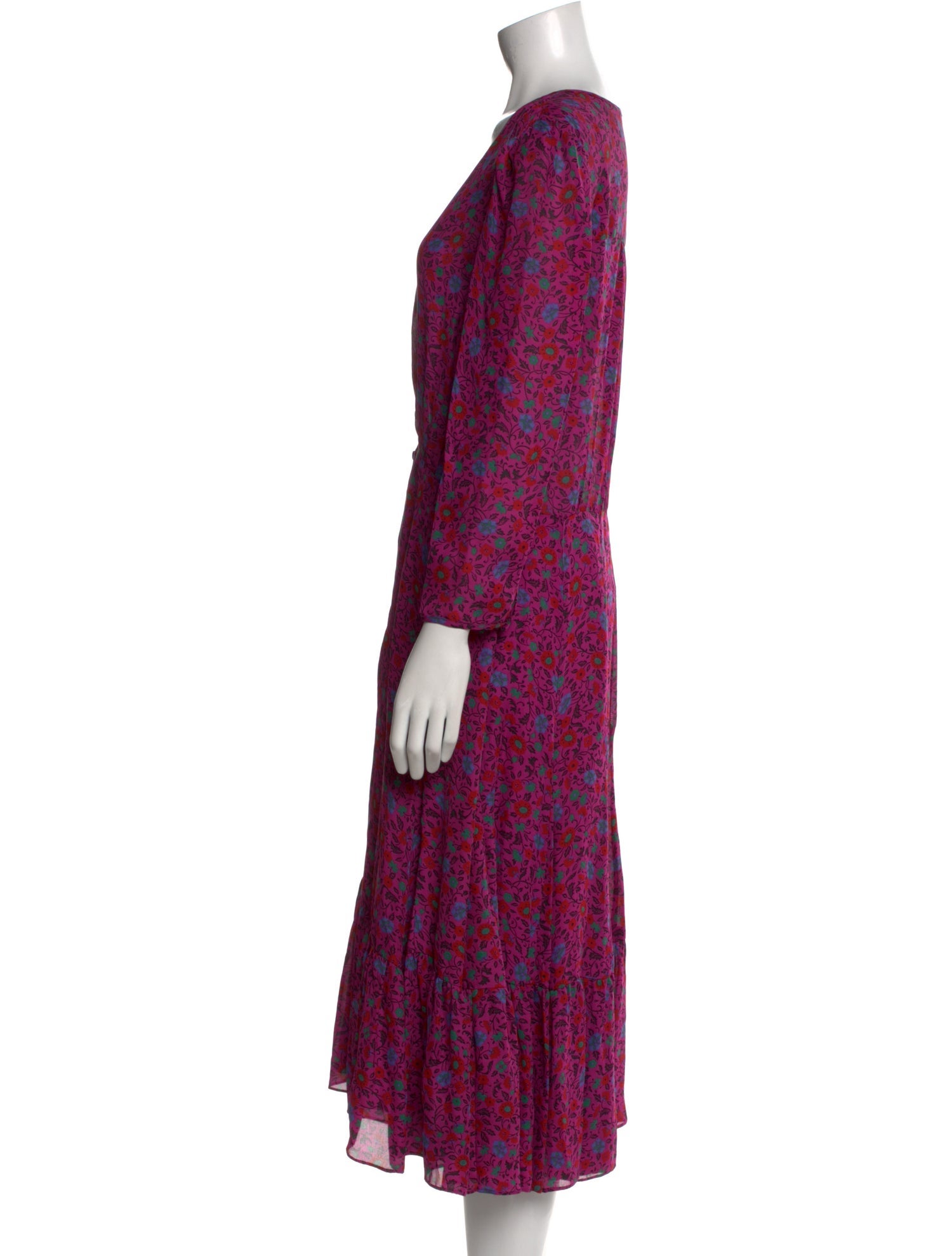 Veronica Beard Silk Midi Length Dress