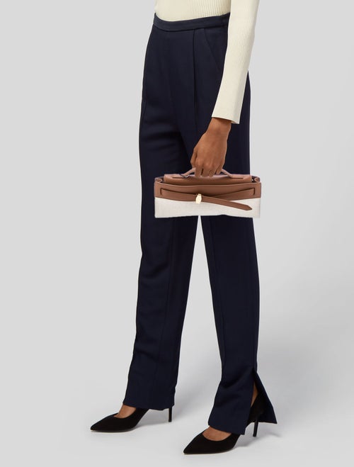 Veronica Beard Leather Top Handle Bag