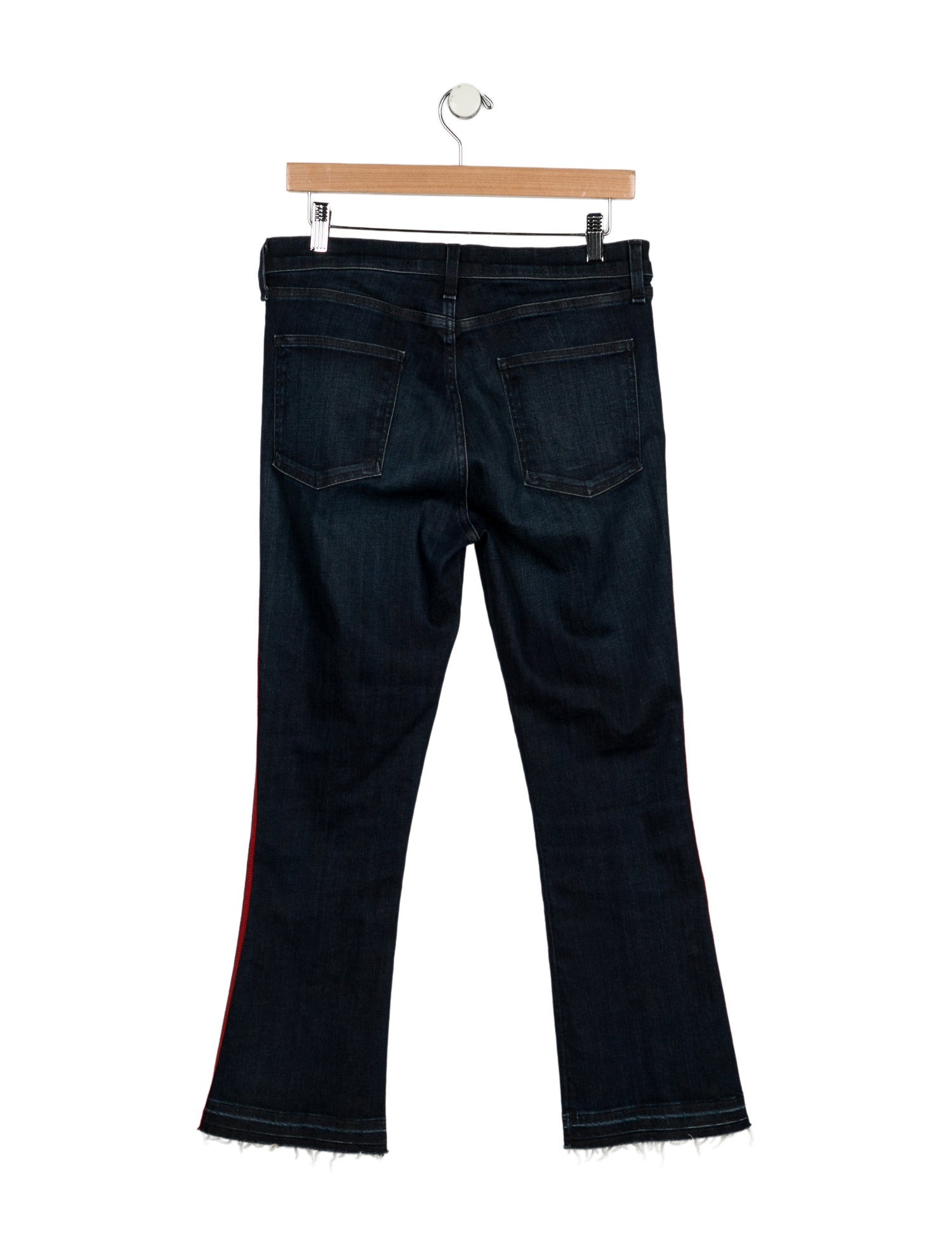 Veronica Beard Mid-Rise Straight Leg Jeans
