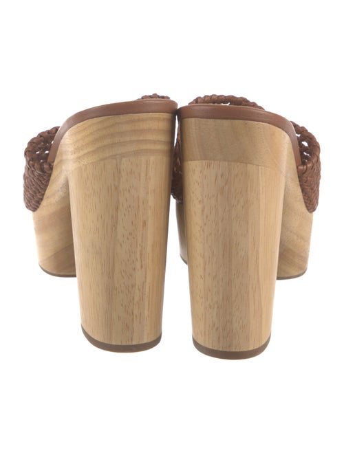 Veronica Beard Guadalupe Leather Slides