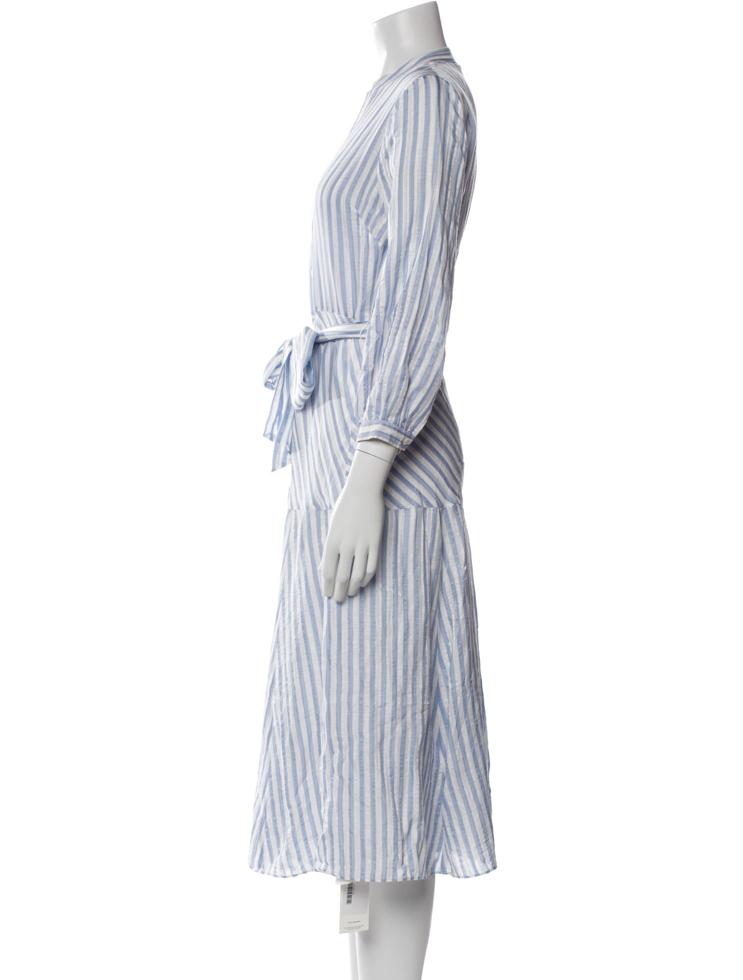 Veronica Beard Striped Midi Length Dress