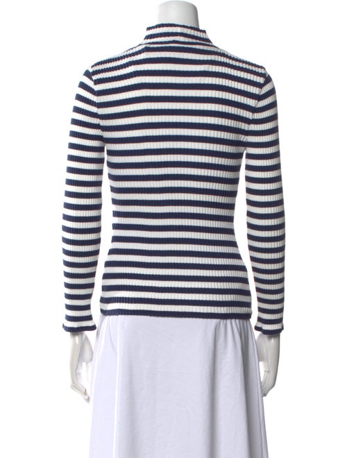 Veronica Beard Striped Turtleneck Sweater